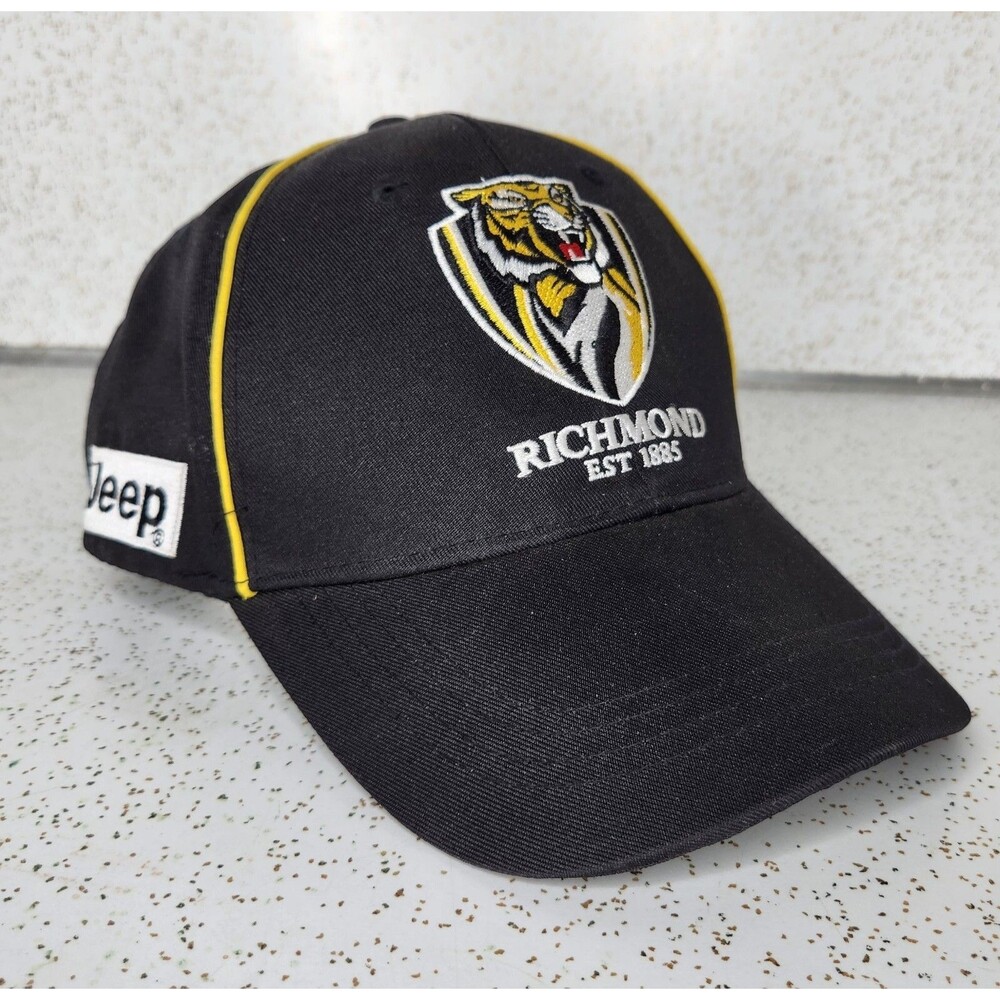 Richmond Tigers 2013 Members Strapback Hat Cap Black / Yellow Official AFL Jeep